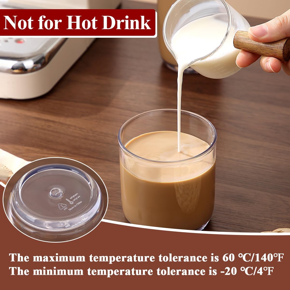 Kyraton Old Fashioned Whiskey Glasses Set of 6, PET Clear Plastic 11.5oz Heavy Duty Unbreakable Water Glasses Cup Tumbler Glassware for Beer, Milk, Scotch, Juice, Liquor Vodka, Bourbon, Cocktail. - Image 5