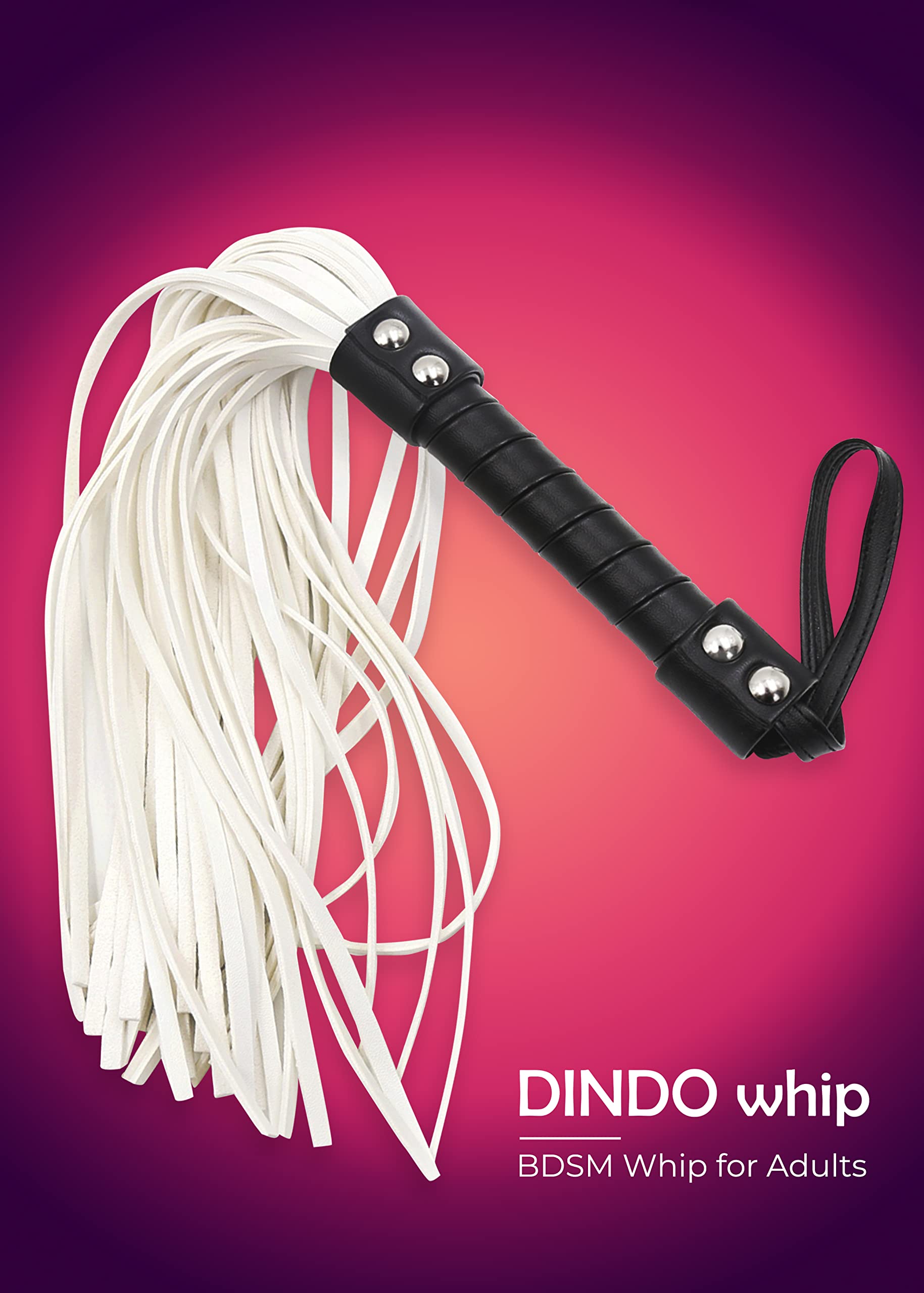 Faux Leather White Whip 17
