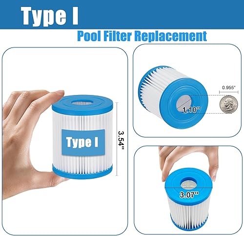 Miniatura 2 de Reemplazo de filtro de piscina tipo I para bombas de filtro de 300330 galoneshora58093Summer Waves P53RX0330000P53FX0330000-6 unidades
