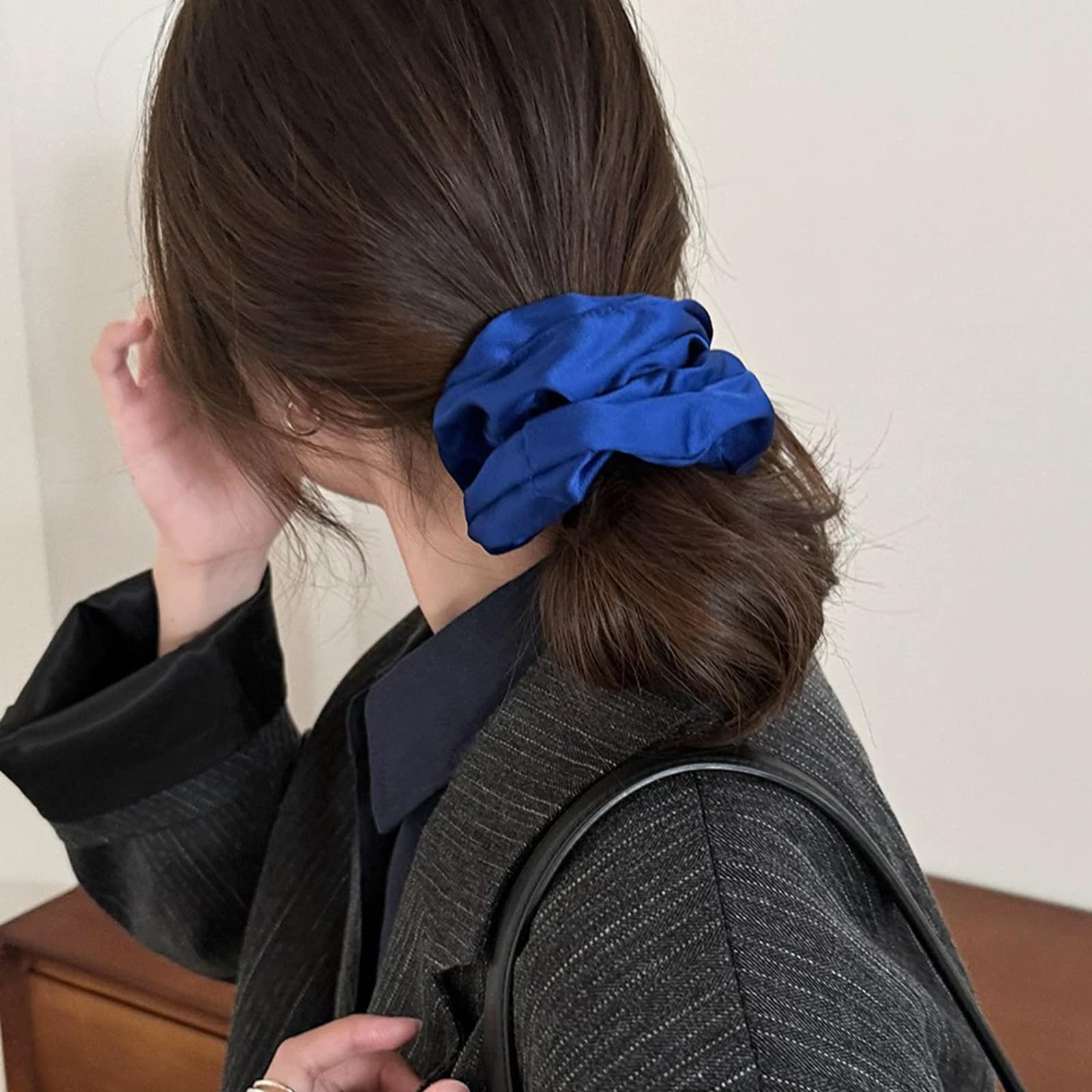 SALE? 2pcs Blue Patterned Mono Headband and Scrunchie Hair Tie Set Amazon.com : 12pcs Patriotic Elastic Hair Band, Girls Women  main image 2