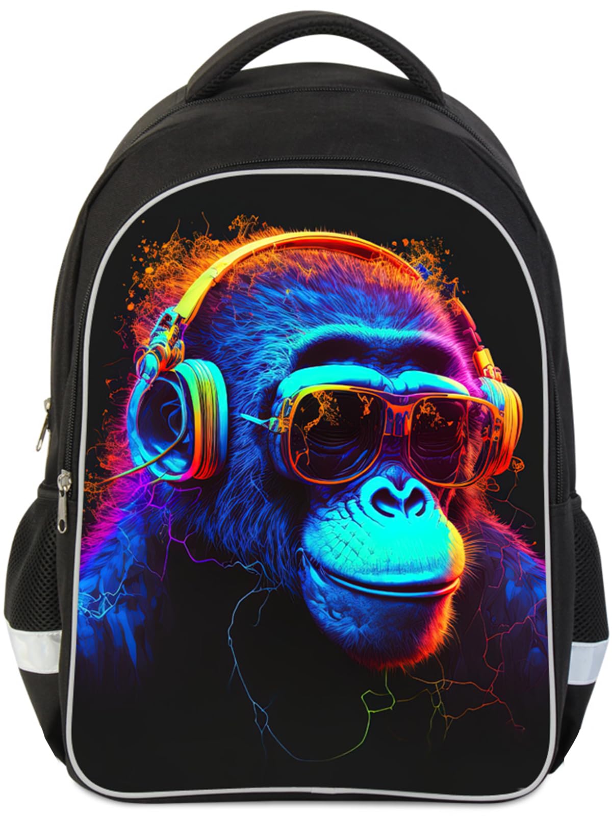 HiMagics School Backpack for Boys 17" Boys Backpack for Kids Children Teens Elementary Middle School - Students Bookbag Ages 6-18 Gorilla Tag Travel