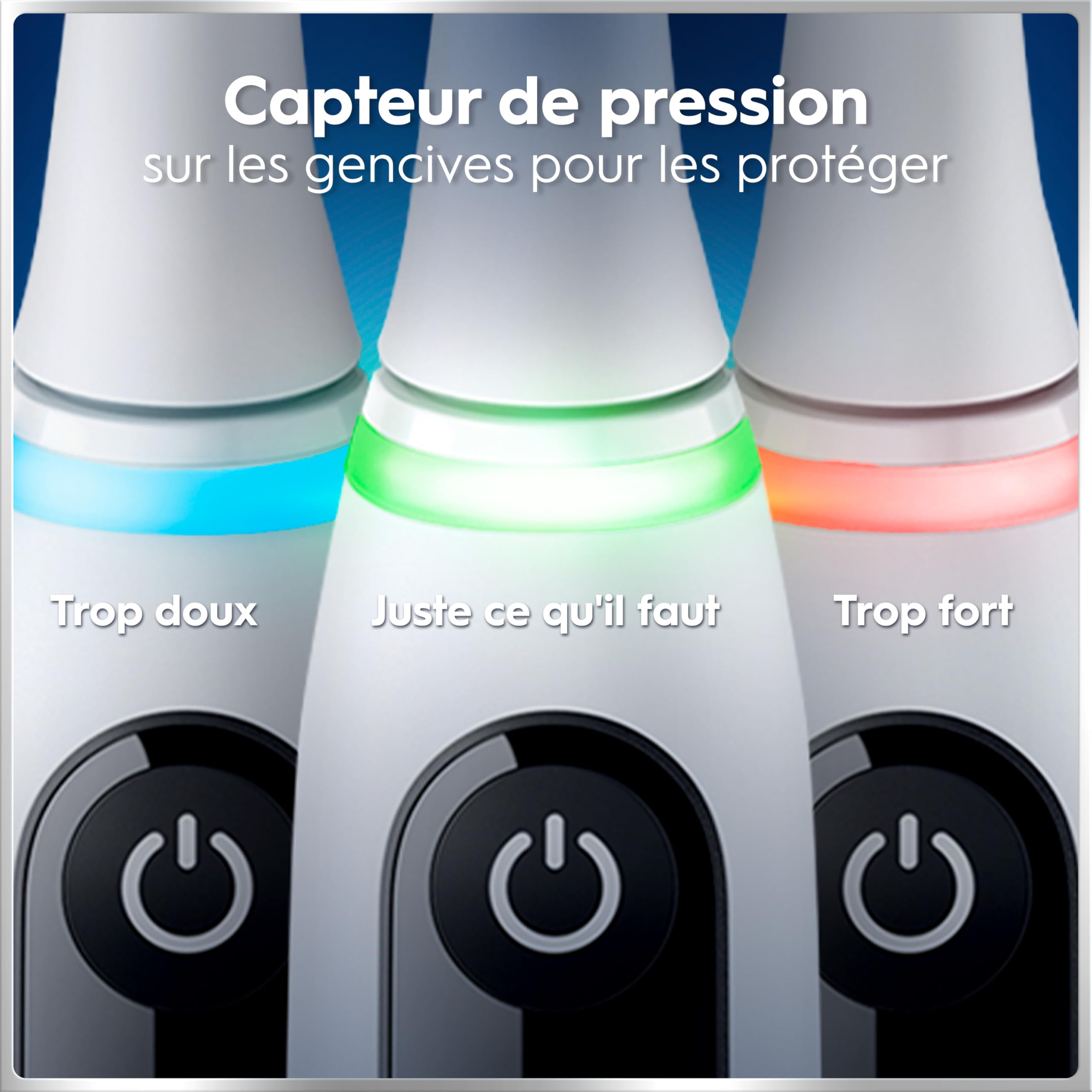 Oral-B Brosses à Dents Electriques iO 6 Duo, 3 Brossettes, Grise et Rose – 5 Modes de Brossage dont Blancheur et Soin des Gencives, Capteur de Pression, Batterie Rechargeable, Etui
