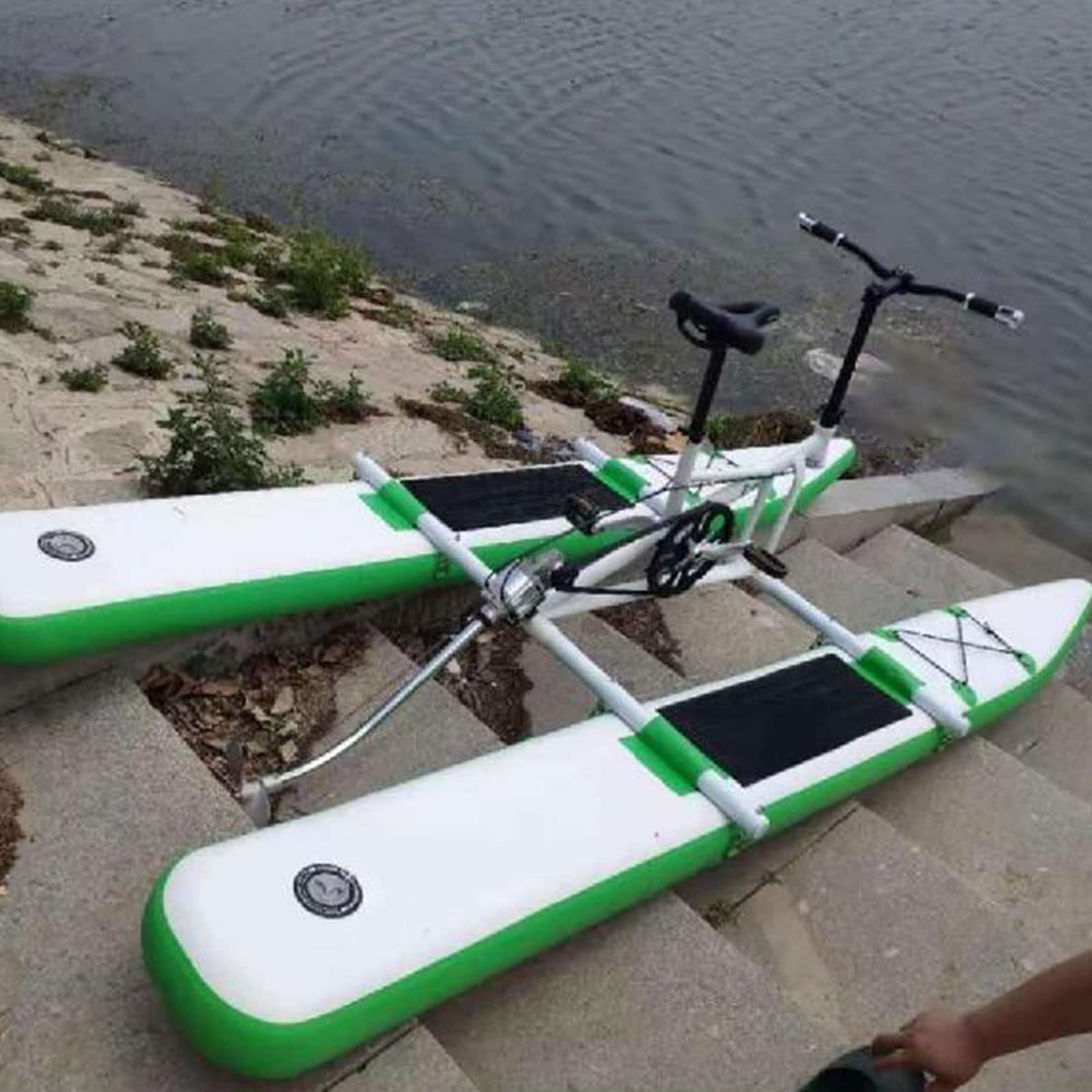 Bici D'acqua, Barca Per Bici D'acqua, Pedalò Gonfiabile Marino Del Lago, Bici Per Il Tempo Libero Dell'acqua Del Parco, Strutture Per La Ricreazione Dell'acqua, Barca Per Bici A Pedali All'aperto