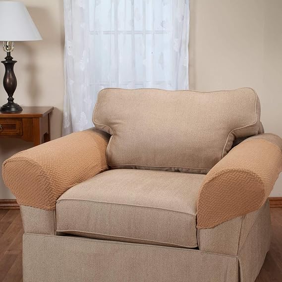 Madison Mason-AC-SA Mason Stretch Armrest Covers, Sand