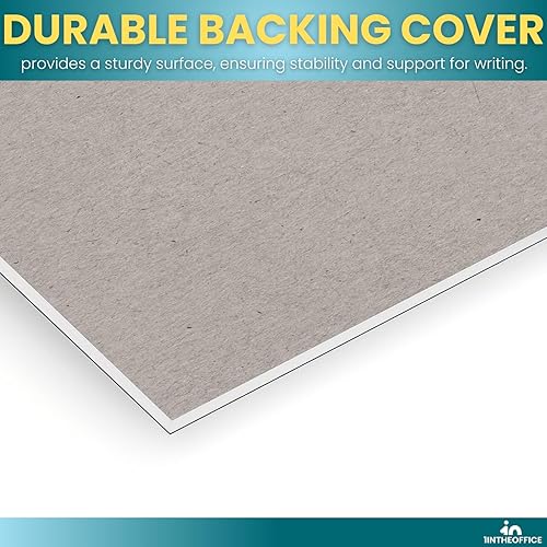 Miniatura 7 de 1InTheOffice Steno Pads Spiral 6x9, bloc de notas encuadernado superior, regla Gregg, blanco, 80 hojas, 12 unidades