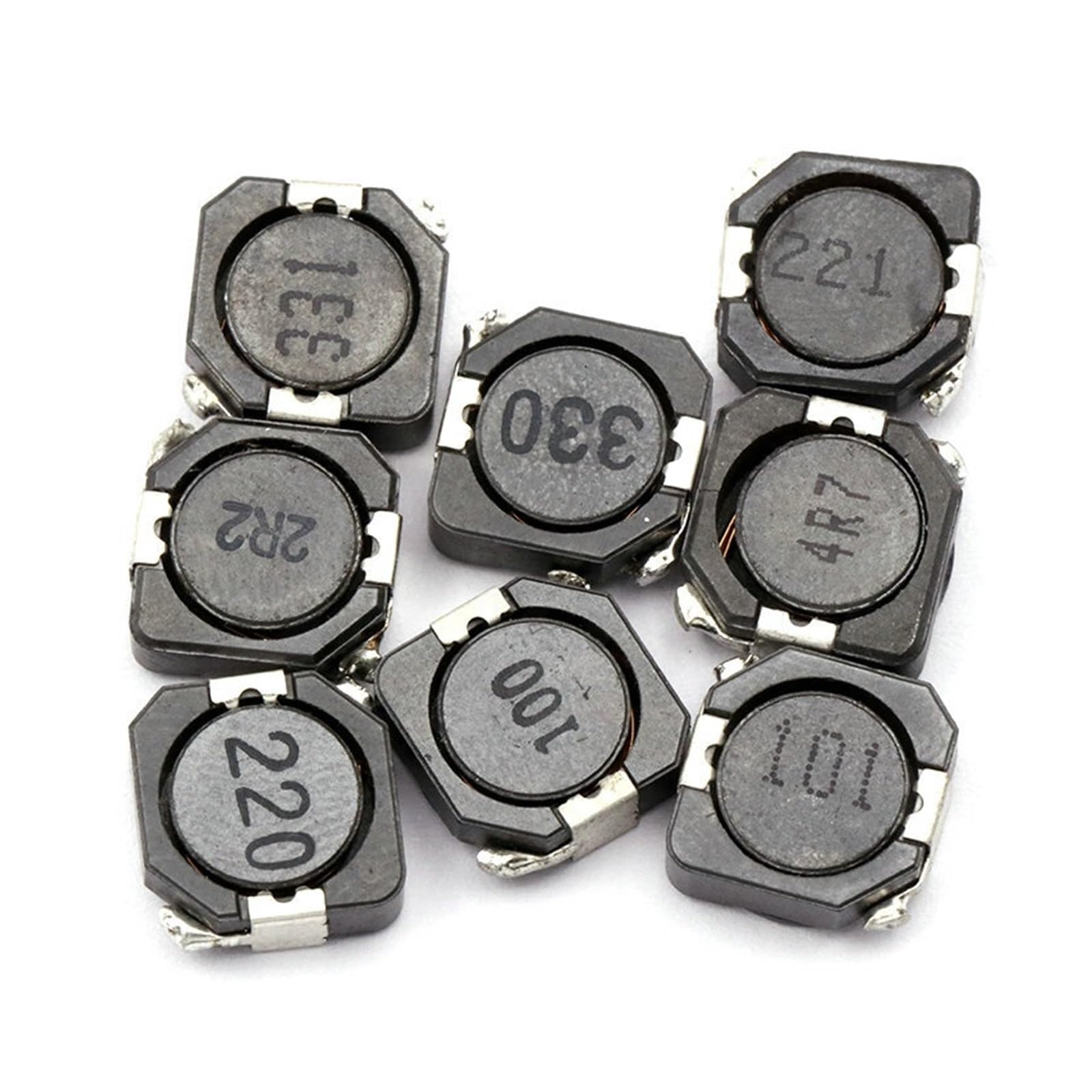 Inductor de potencia SMD 2R2 2.2uH 2A apantallado para placas de circuito 5 uds