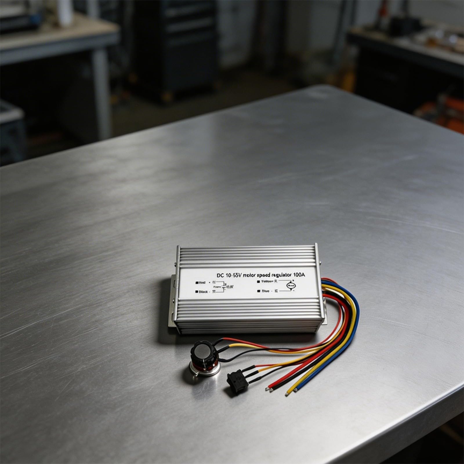 100A Ponte H regolatore motore DC 10-55V per controllo della velocità PWM avanti/indietro per applicazioni industriali Argento