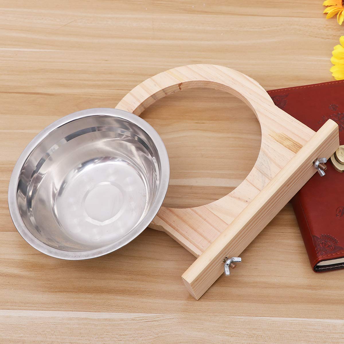 Balacoo 10 Kleine Futter- & Wassernäpfe Für Vögel – Acryl, 7x5,5x3,5 Cm, Abnehmbar, Leicht Zu Reinigen