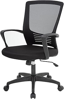 FDW オフィスチェア デスクチェア 疲れない 椅子 メッシュ 通気性 座面昇降 ランバーサポート 人間工学設計 ロッキング機能 360度回転 アームレスト付き キャスター付き テレワーク パソコンチェア デスクワーク 在宅勤務 事務用 勉強 イス 腰ラク ブラック