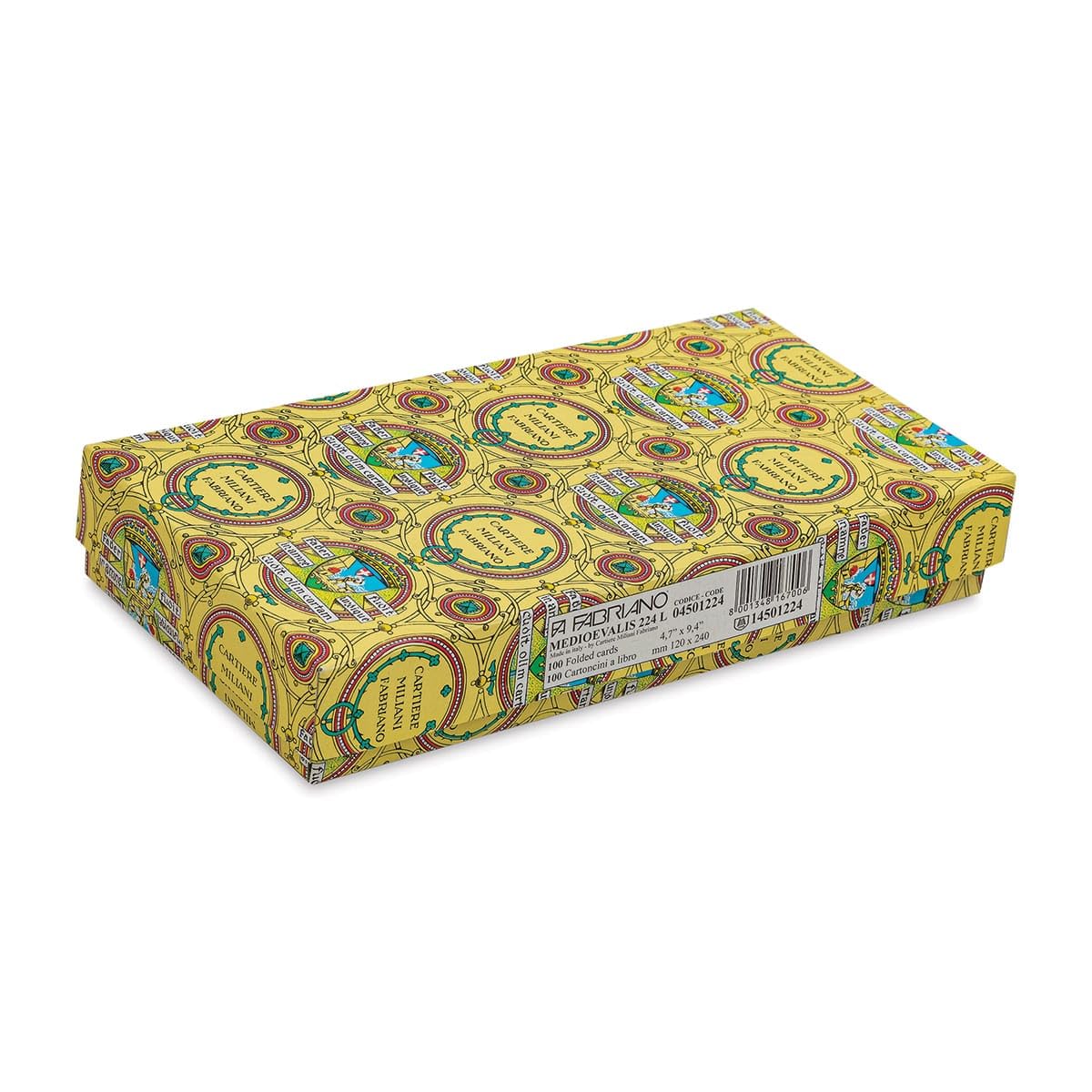 Fabriano Medioevalis Folded Cards, 100/Pkg., 4.75" x 4.75"