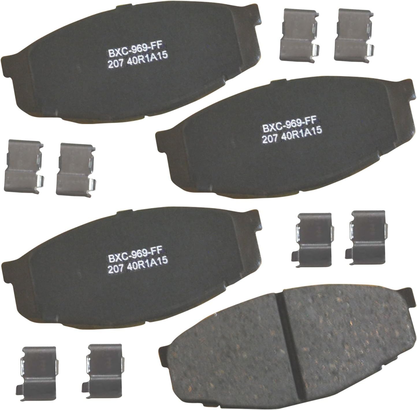 Bendix Premium SBC207 Ceramic Front Brake Pads for Toyota Cressida 1988-1981, Pickup 1995-1984