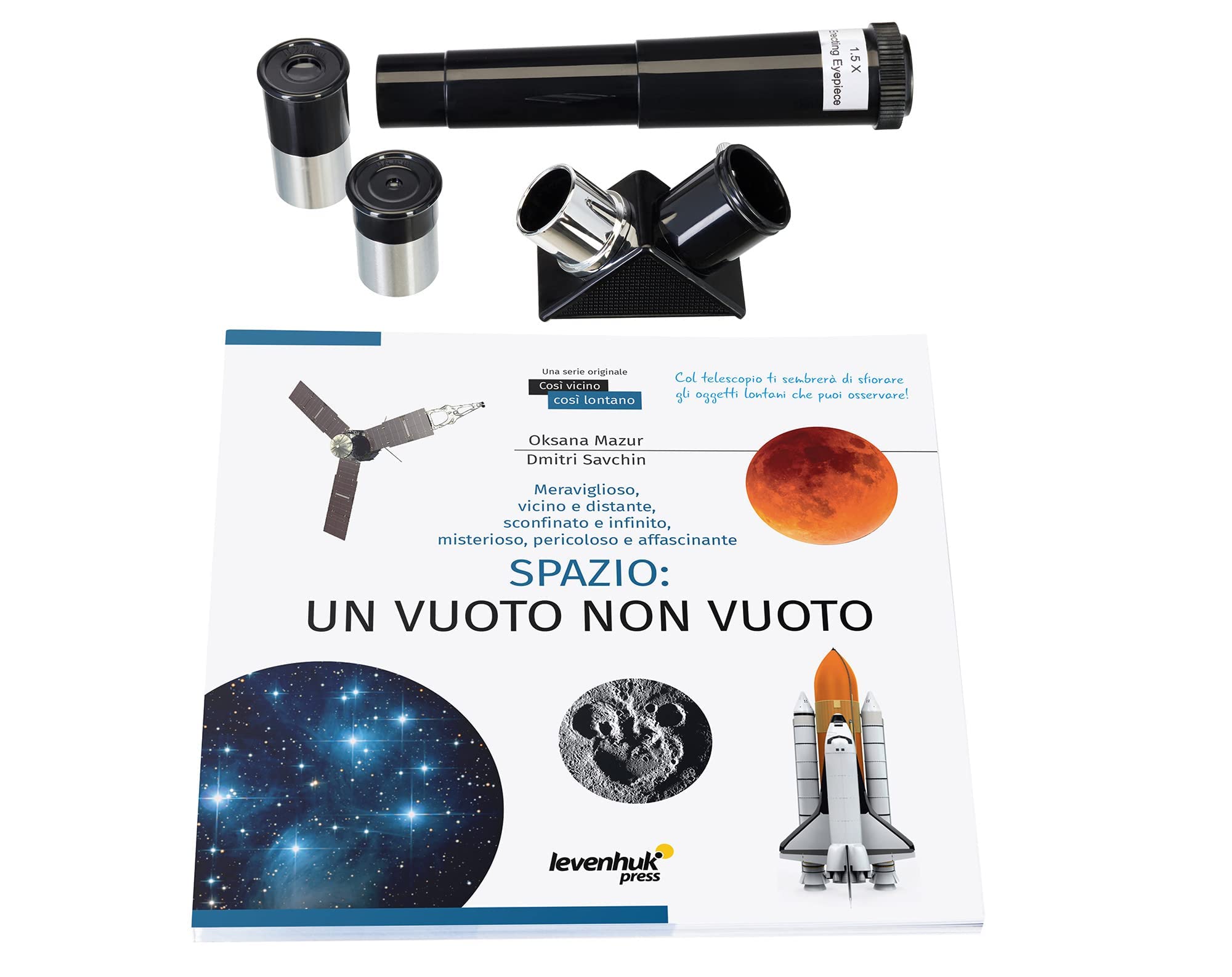 Telescopio Discovery Spark Travel 50 con libro in Italiano