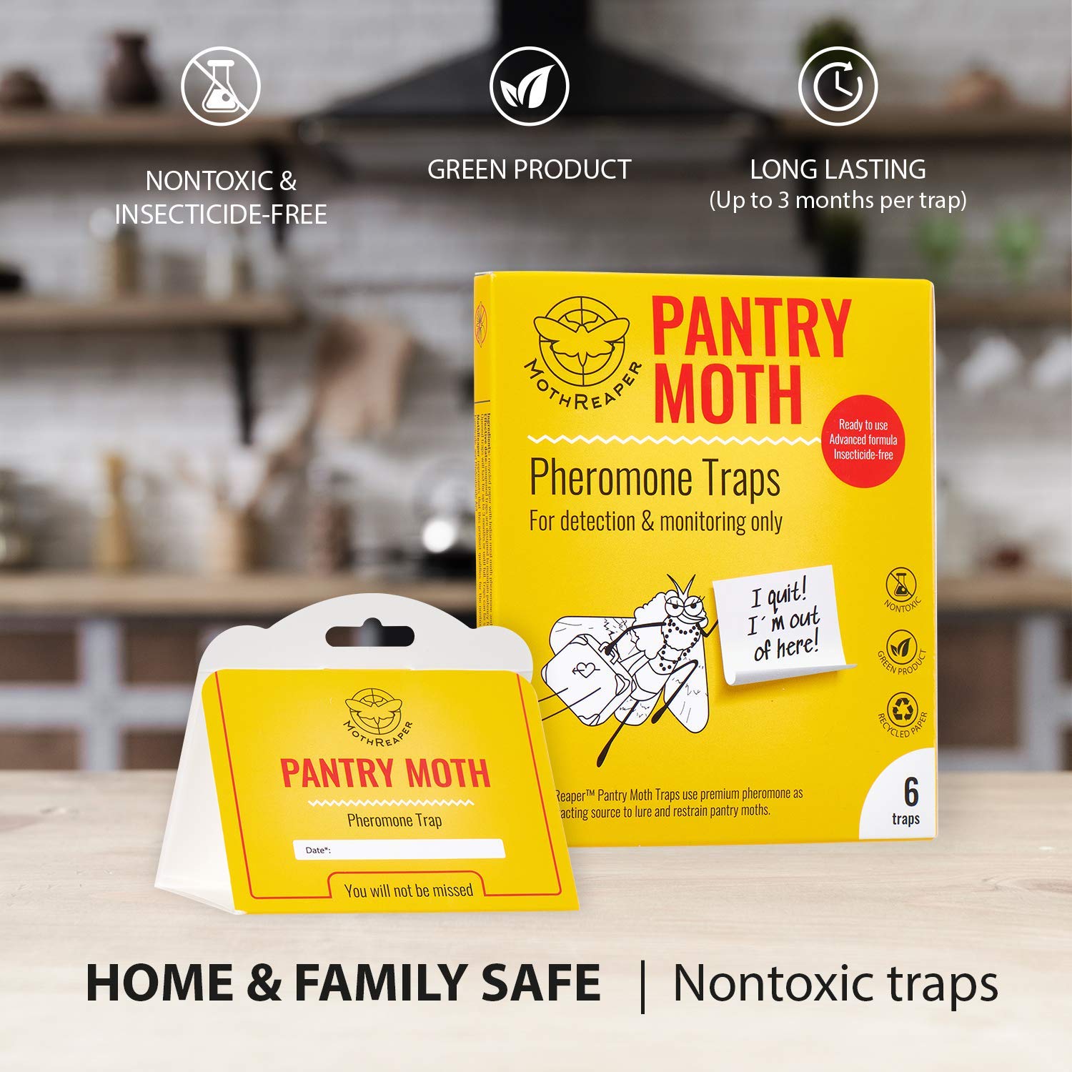 Kitchen Pantry Moth Traps Prime Pantry Moth Traps with pheromones