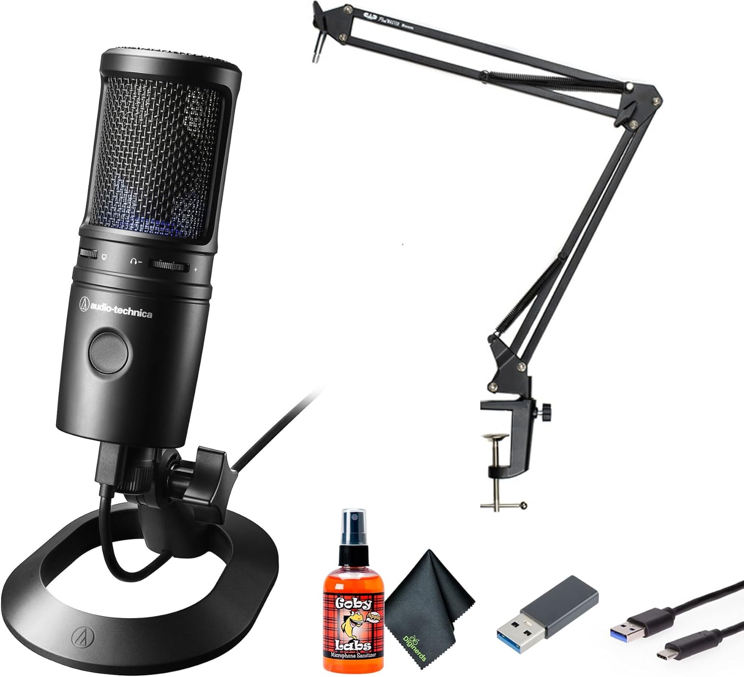 Audio-Technica AT2020USB-X Cardioid Condenser...