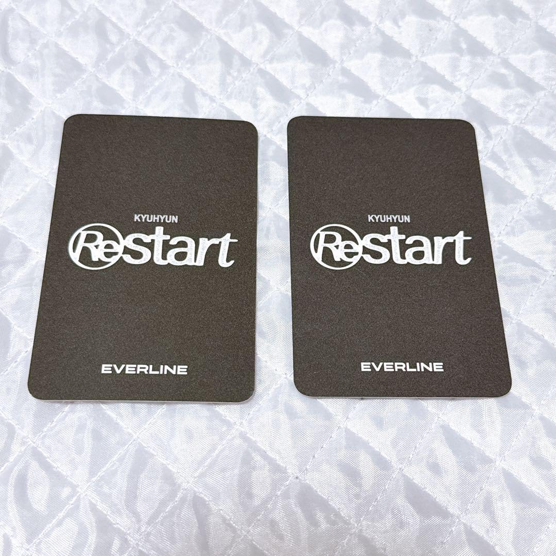 SUPER JUNIOR　キュヒョン　トレカ　restart SUPER JUNIOR KYUHYUN Restart トレカ - メルカリ
