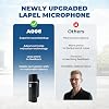 Amplificador de voz con micrófono de solapa inalámbrico para maestros | Sistema de megafonía portátil Bluetooth de 15W y micrófono de clip para aula, yoga, guía turístico y oratoria - A006 5
