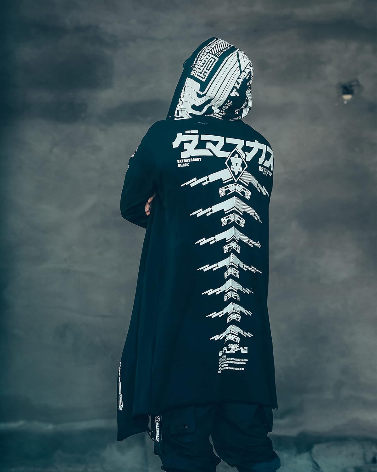 Niepce Inc Graphic Cyberpunk Zip Up Men's Fashion Hoodies Sweatshirts - Image 3