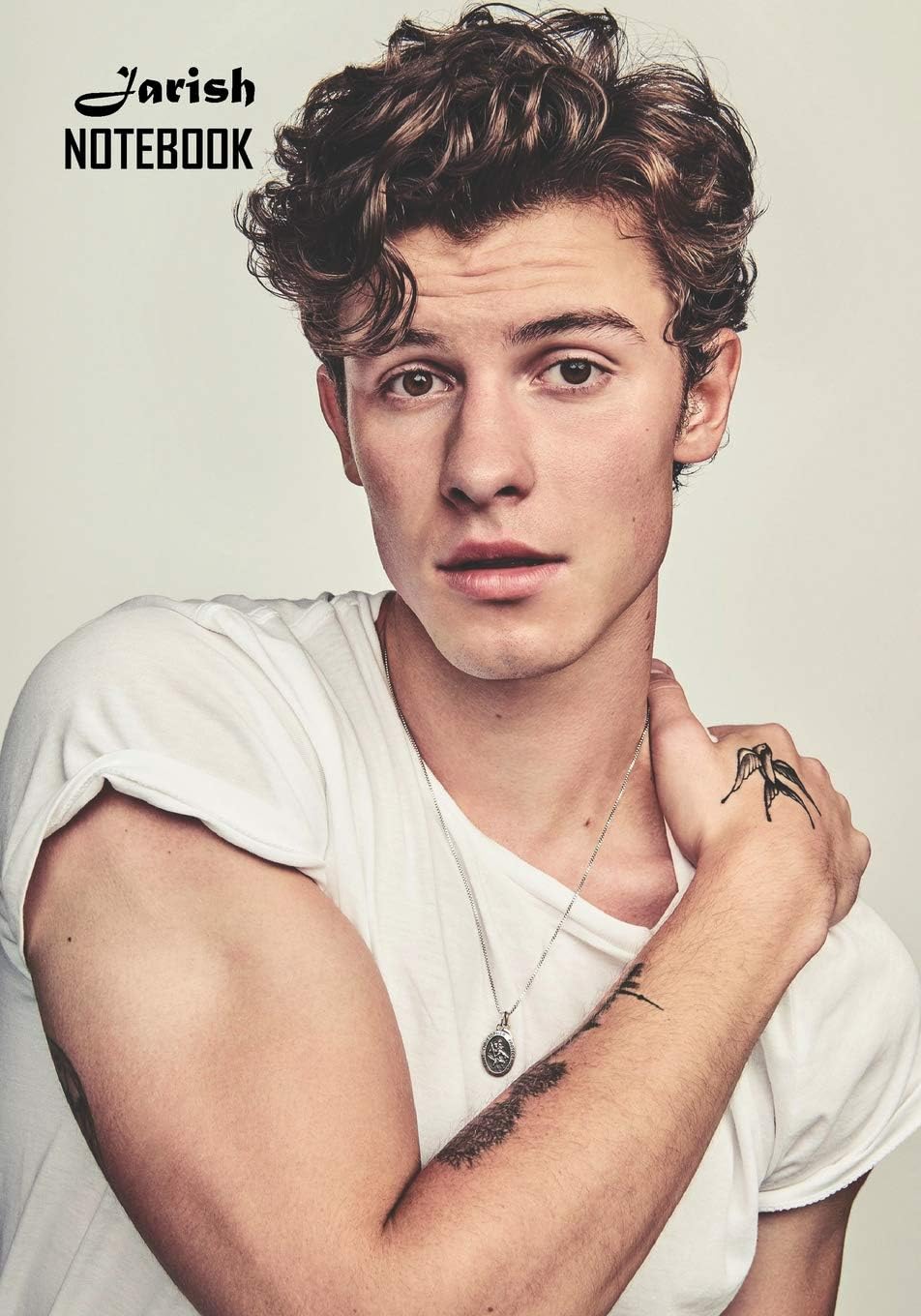 Notebook: Shawn Mendes Medium College Ruled Notebook 129 pages Lined 7 x 10 in (17.78 x 25.4 cm)