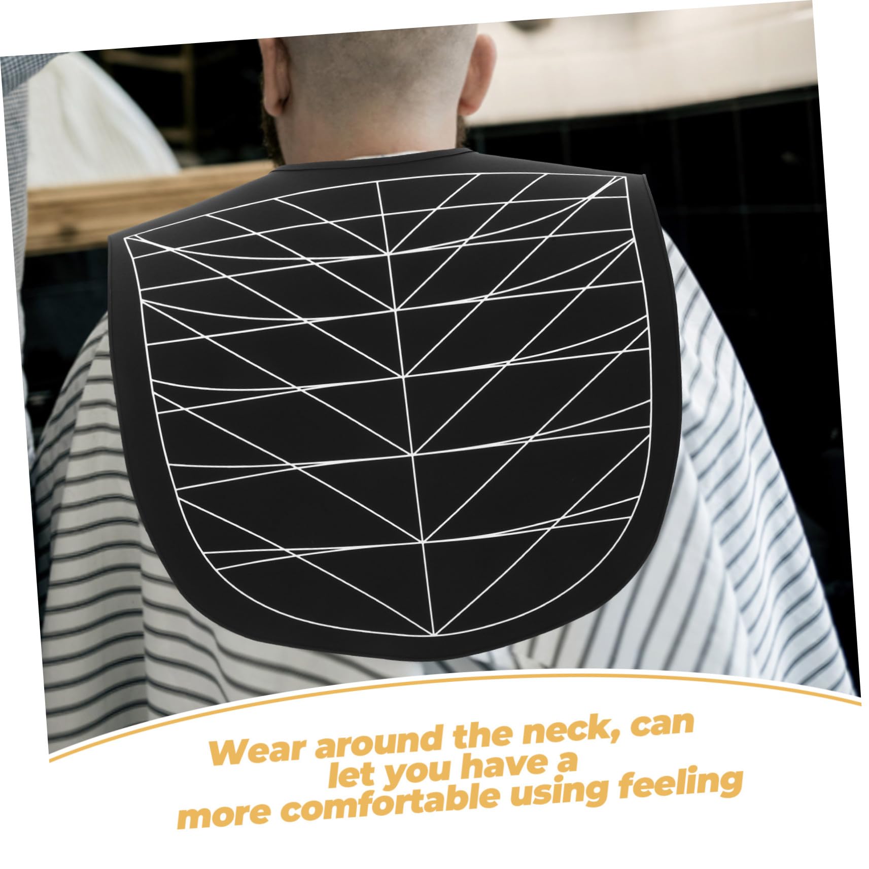 Capa de Silicona para Corte de Cabello Cuello Protector, Resistente y Adecuada para Proyectos de Peluquería y Permanentes en Salón