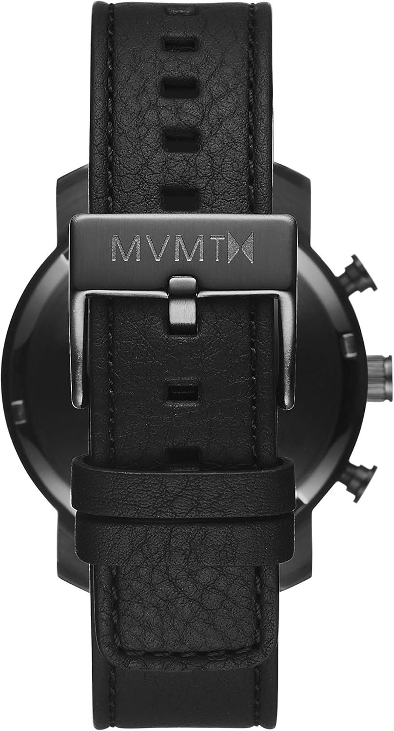 Mvmt Orologio Analogico al Quarzo da Uomo con Cinturino in Pelle Nero - D-Mc02-Gubl Mvmt Orologio Analogico al Quarzo da Uomo con Cinturino in Pelle Nero - D-Mc02-Gubl