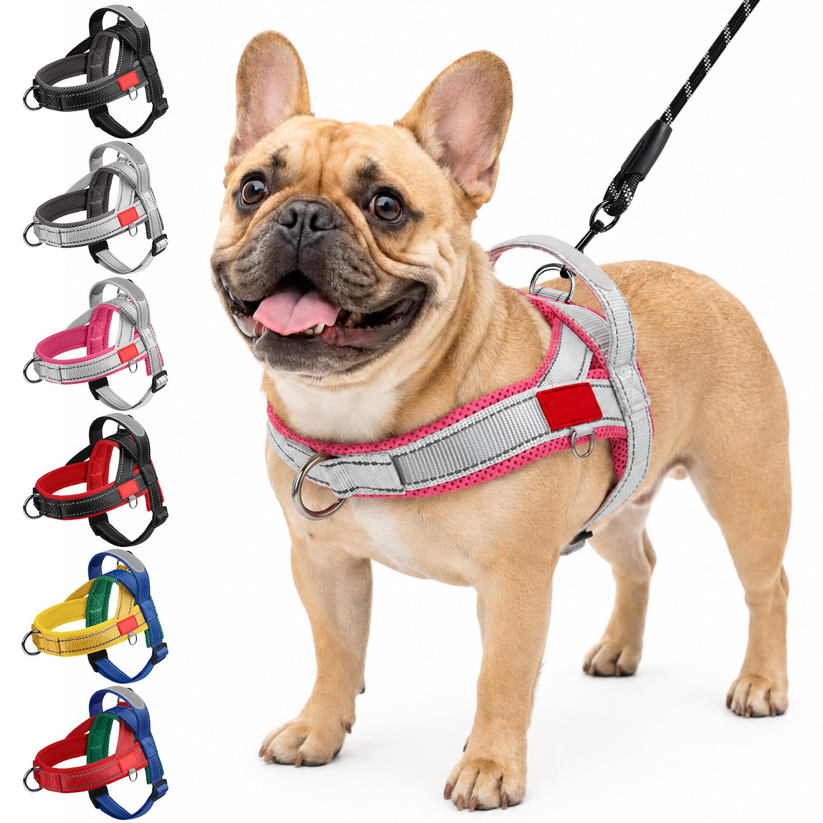 Olcyren No Pull Dog Harness and Lead Set for Puppy Small and Medium Dogs