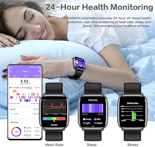 Miniatura 5 de Reloj inteligente ligero 2025 para mujer, reloj inteligente AMOLED AI de 1.75 pulgadas con Da GPT, rastreador de actividad física con monitor de