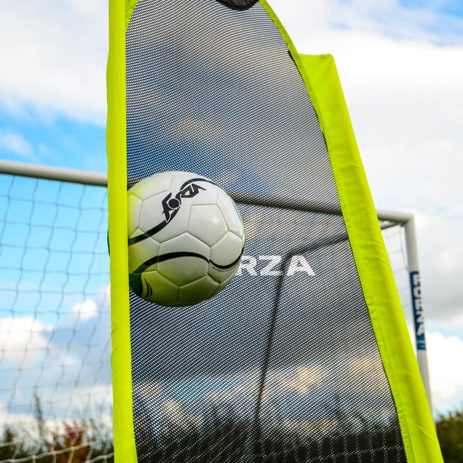 FORZA Pop-Up Free Kick Mannequin | 5ft Spring Back Soccer Training Dummy - Durable Mesh Body Lightweight Design - 3 Pack