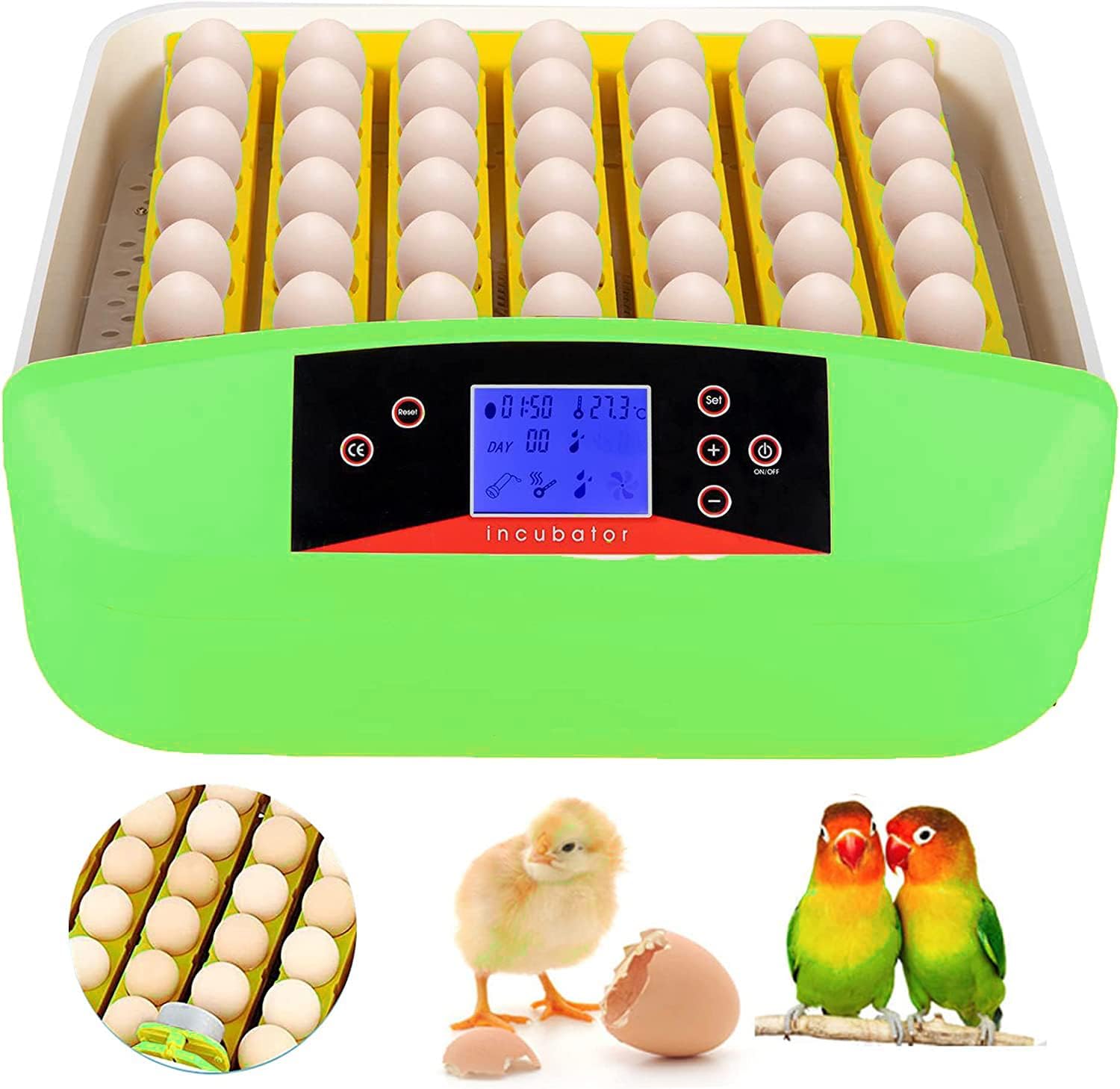 Aceshin Incubators for Hatching Eggs 55 Eggs Incubator