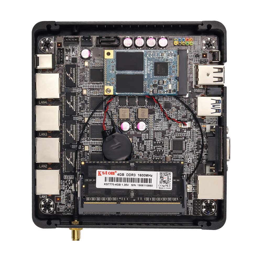 Amazon.co.jp: Celeron N2810 搭載 4LAN NO RAM NO SSDポータブルMini