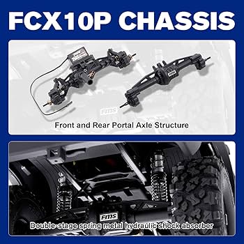 Amazon.com: EAZYRC FMS FCX10 1/10 RC Crawler LC80 Series