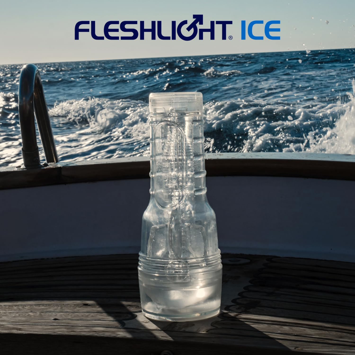 Fleshlight Ice Butt Crystal - Masturbador Masculino - Experiencia Real - Superskin - Fácil de Limpiar