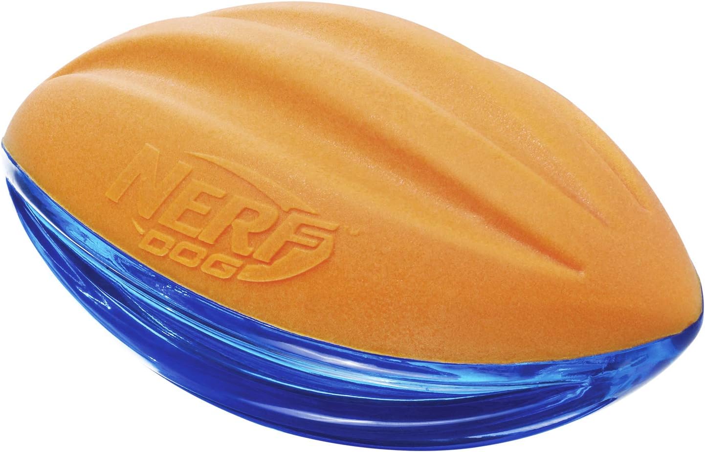 Pet Supplies : Nerf Dog Bash Ball Dog Toy with Interactive Squeaker, Lightweight, Durable and Water Resistant, 4 Inches, for Medium/Large Breeds, Single Unit, Blue : 