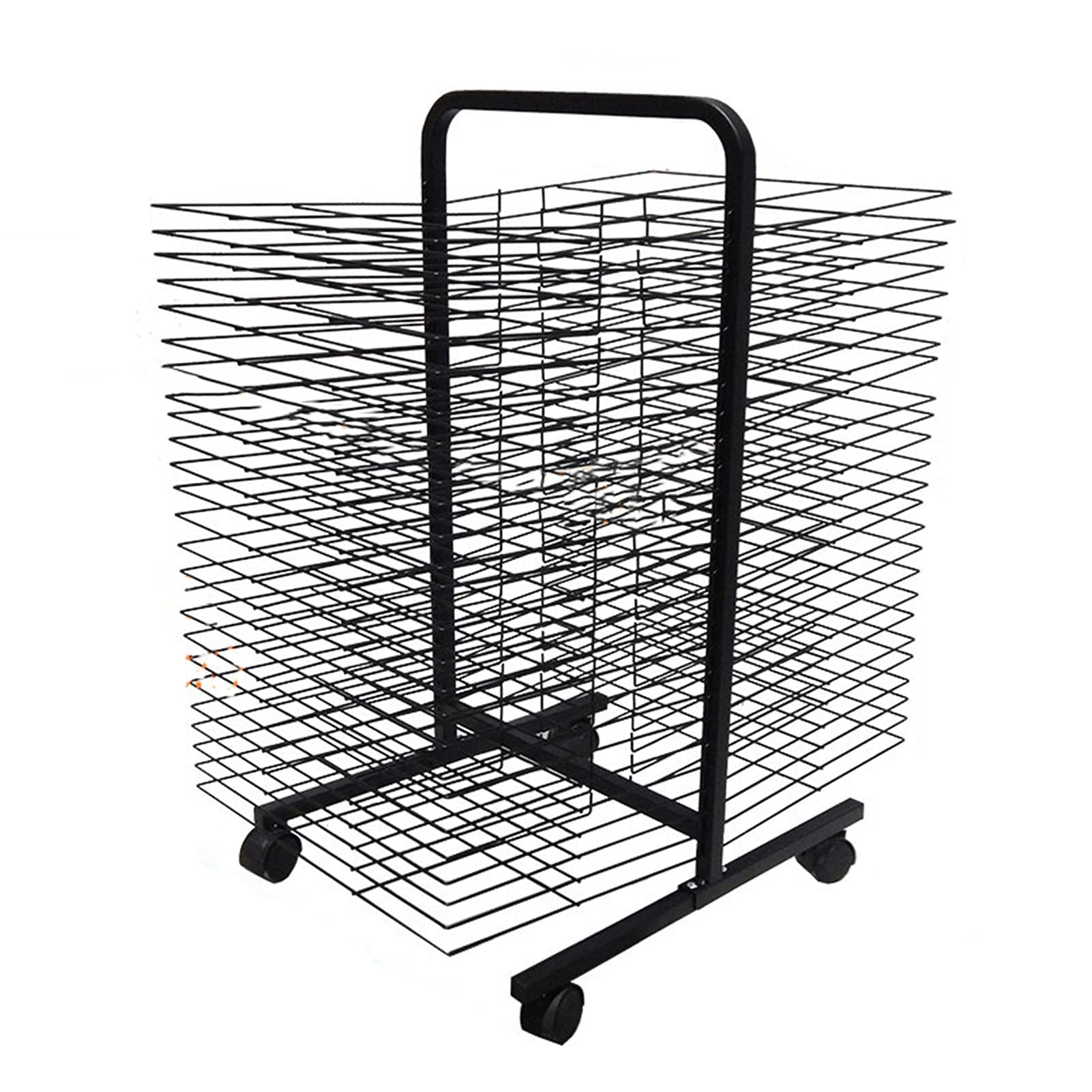Aioneer 50 Layer Art Easel Drying Rack Double Sided Storage Desktop Drying Rack Art Studio Educational Product Drying Rack Space Saving Rack
