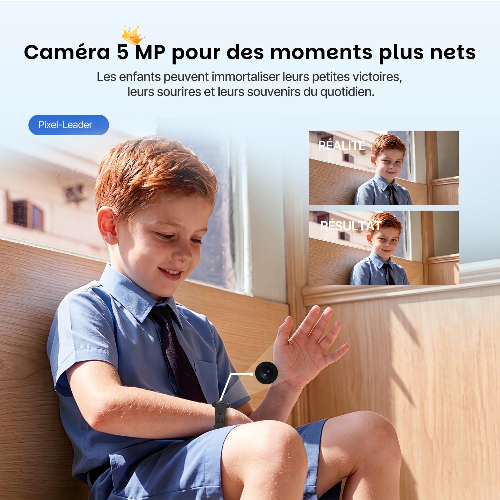 K9 Kid Smartwatch AI avec GPS et téléphone, 1.78'' AMOLED 4G pour Enfants avec Appel vidéo, réveil, Mode école, IP68 étanche Smartwatch pour Enfants pour Adolescents à partir de 6 Ans
