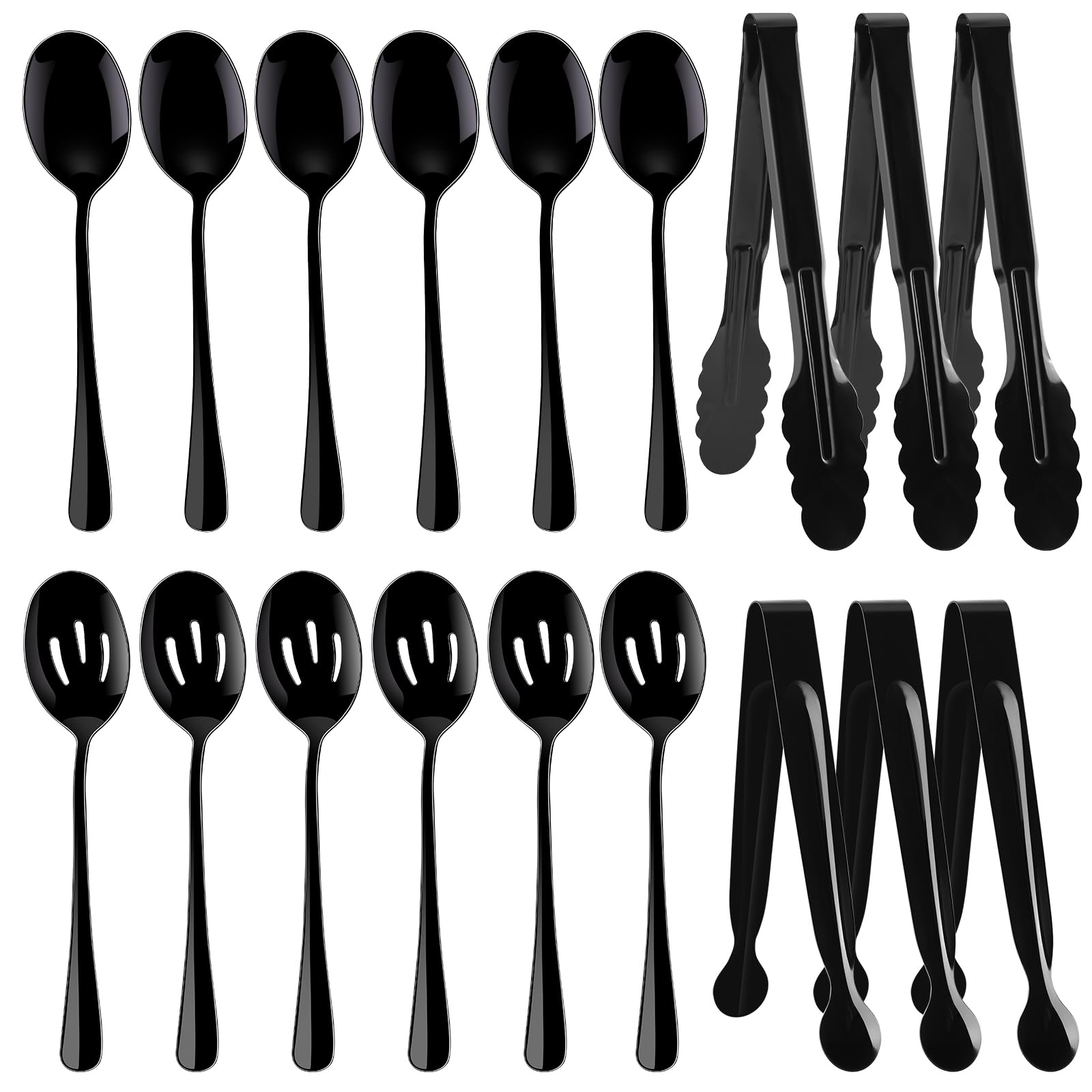 Mwellewm Buffet Utensil Set - 18 Pcs -1
