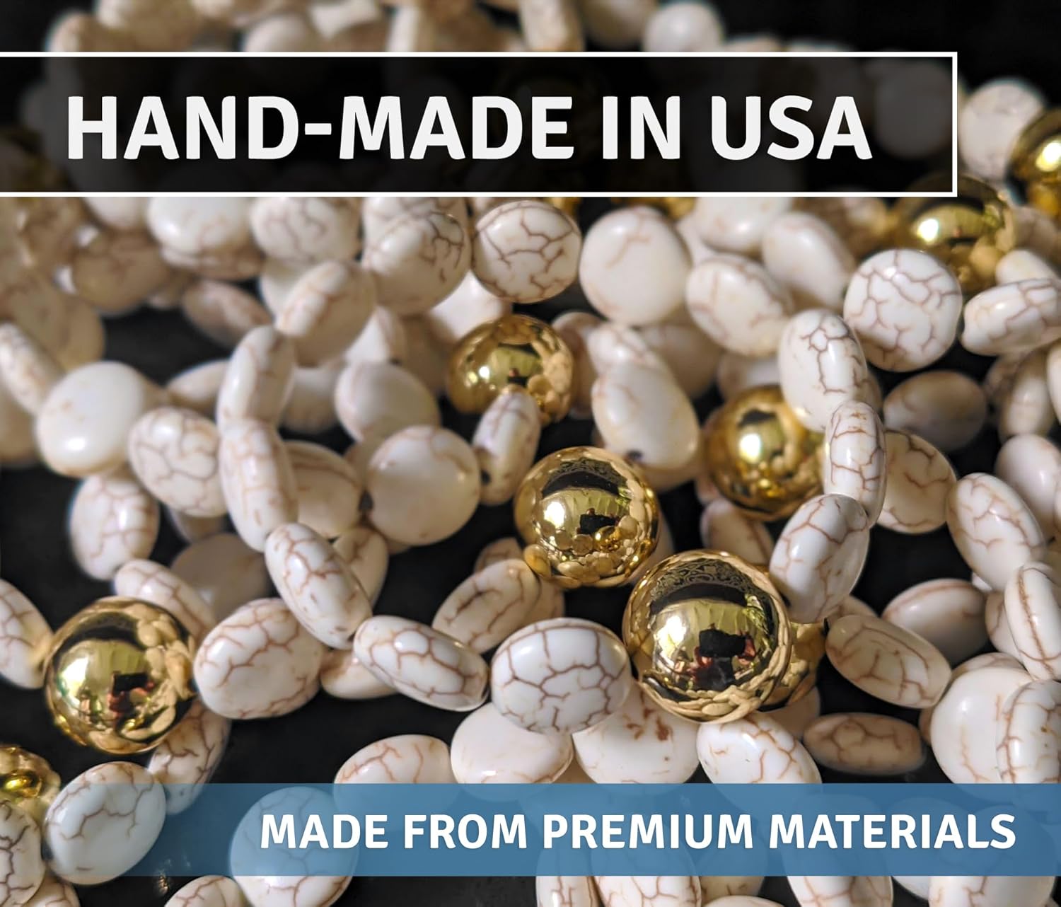 Acupressure Bracelets for Nausea Relief - Motion and Morning Sickness, Sea and Travel Sickness in Turquoise Howlite - 1 Pair (2 Bracelets) (White Howlite)