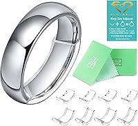 Vista 1 de Invisible Ring Size Adjuster for Loose Rings Ring Adjuster Fit Wide Rings with Jewelry Polishing Cloth