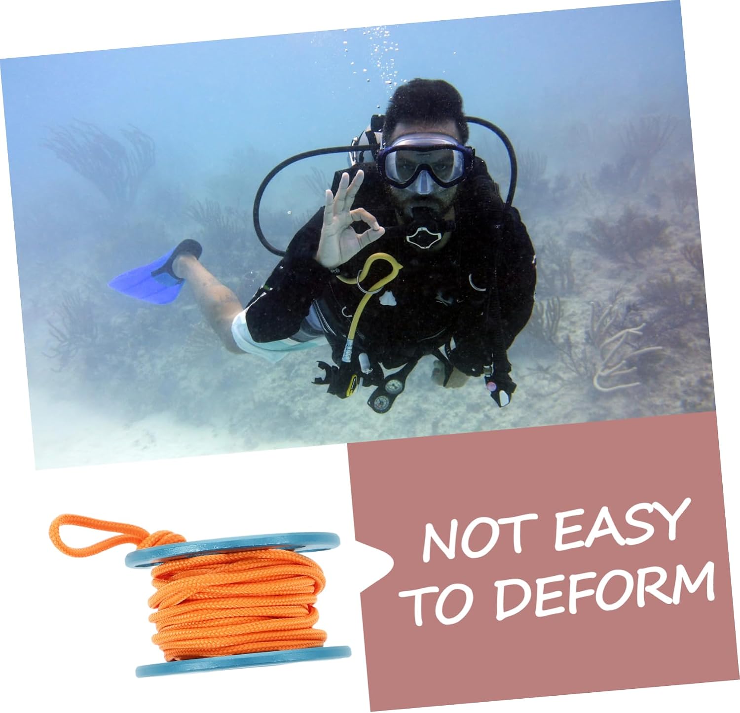 Finger Reel Diving Tool Scuba Diving Spool Accessory Mini Line Reel for Divers