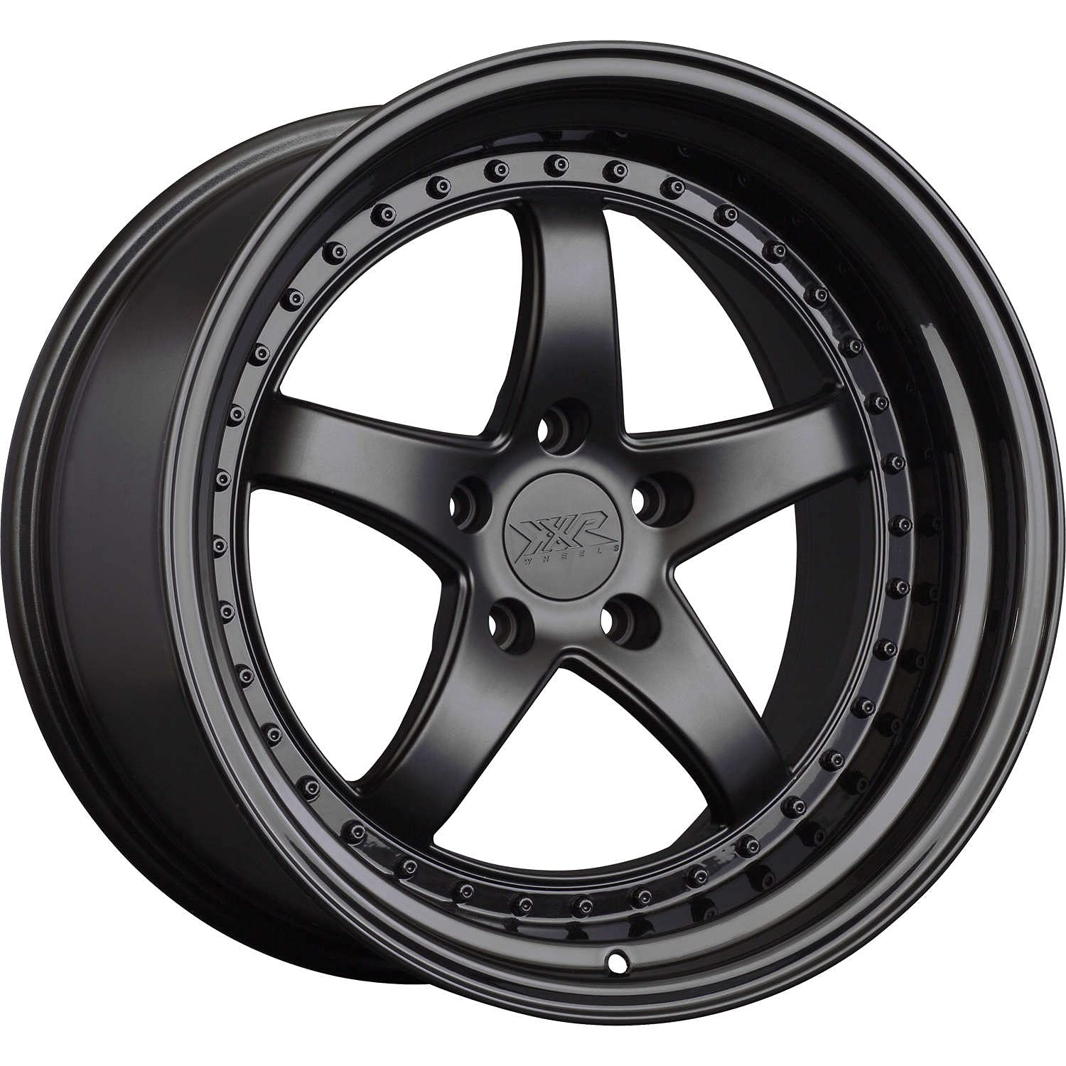 Photo 1 of XXR 565 Flat Black/Gloss Black Lip Wheel with Painted (18 x 8.5 inches /5 x 108 mm, 35 mm Offset)