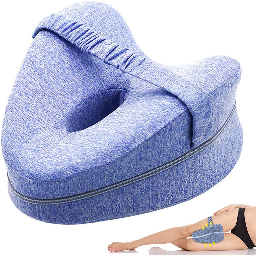 cuscino a cuneo per le gambe per dormire