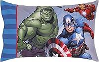 Vista 3 de Marvel Avengers - Juego de sábanas de 2 piezas para niños pequeños