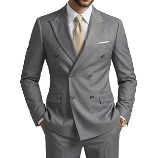 Terno slim fit 3 peças em tecido elástico com blazer trespassado