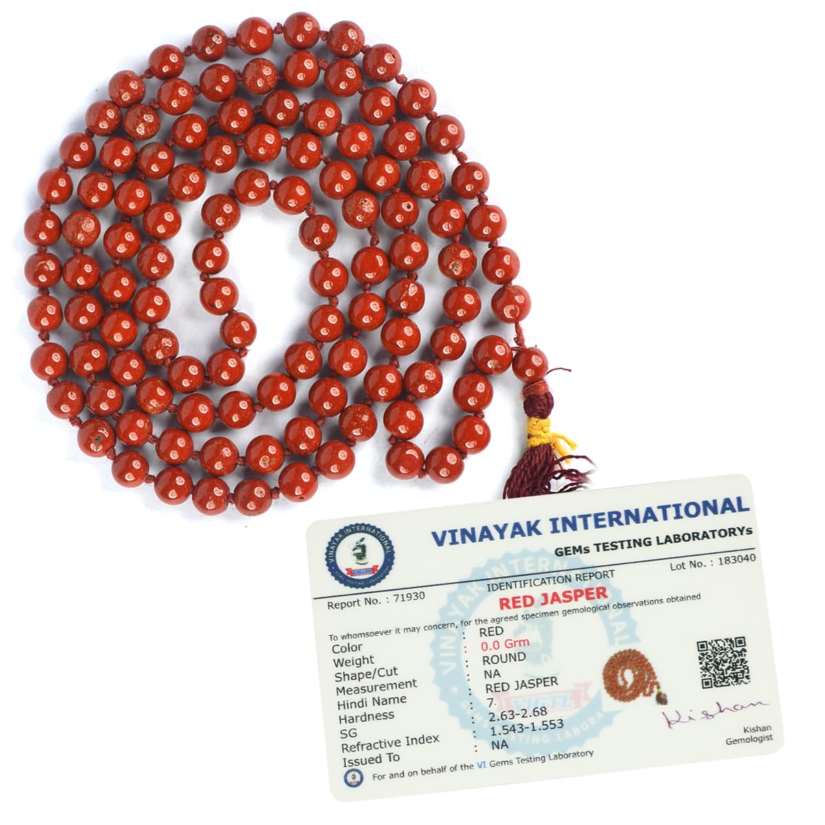 Reiki Crystal Products Certified Natural Red Jasper Mala Crystal Stone 6 Mm 108 Beads Jap Mala/Necklace For Reiki Healing Stones For Unisex Adult (Color : Red) (B08PQHP9QN) Amazon Price History, Amazon Price Tracker
