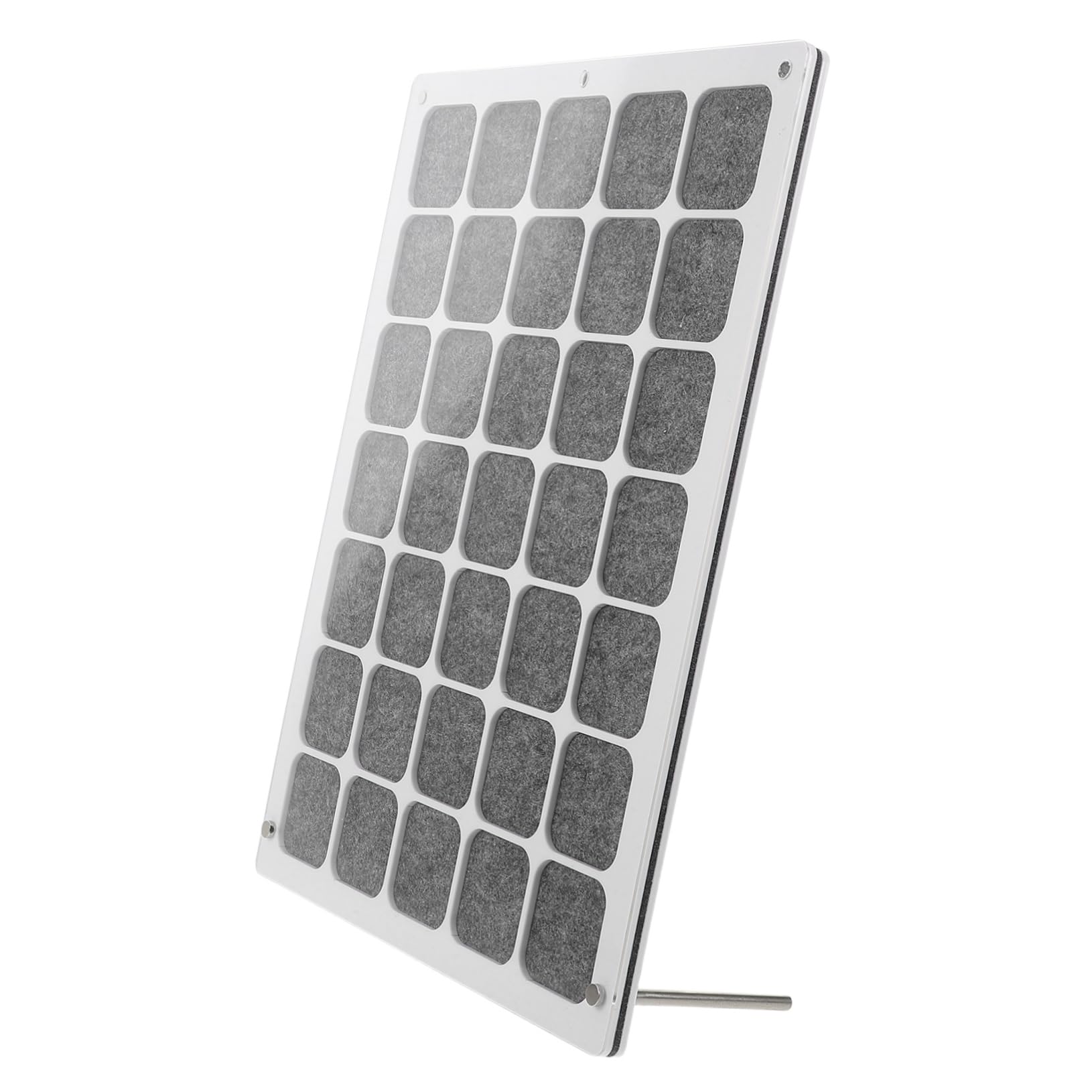 PRETYZOOM Pin Collection Display Case Double Sided Wall Hanging Organizer for Enamel Pins and Medals Dustproof Showcase for Hobbyists Clear Badge Storage