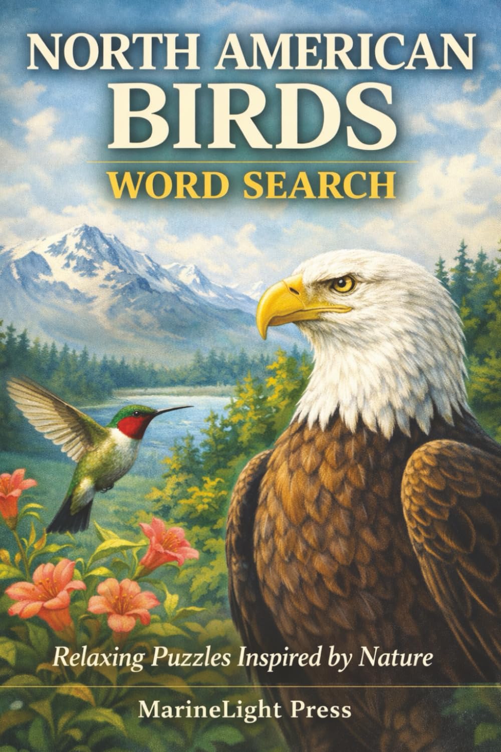 North American Birds Word Search: Relaxing Puzzles Inspired by Nature.