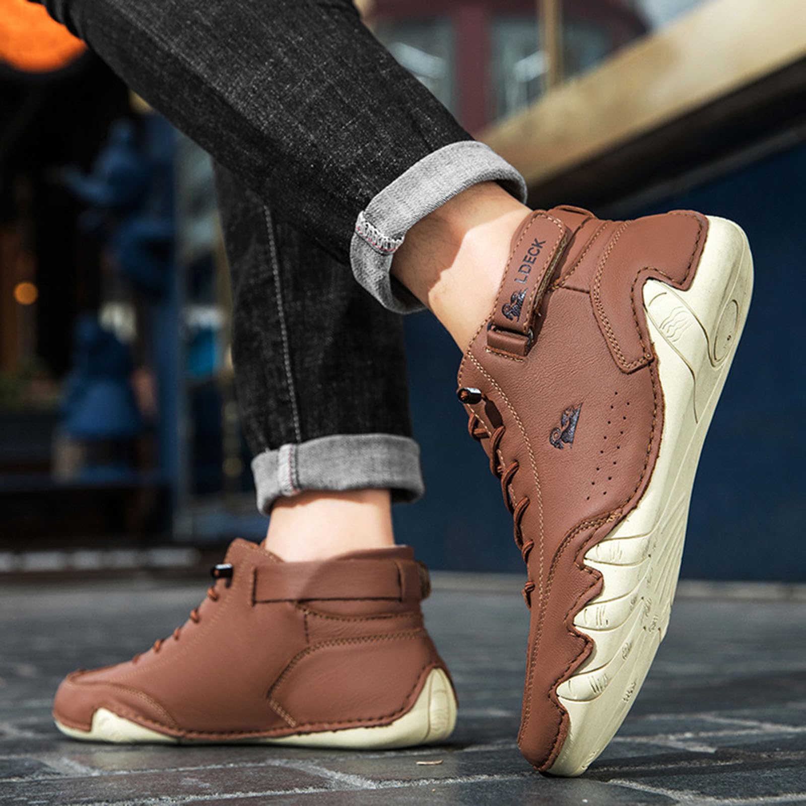 Zapatillas Running Deportivas Hombre Correr Trabajar Caminar Bambas Correr Gimnasio Zapatillas de Deporte Slip On Atlético Trabajo Horma Ancha Zapatos Zapatos Ortopédicos Cómodos