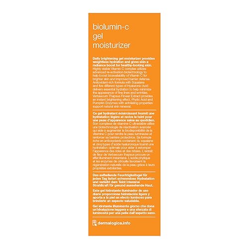 Miniatura 4 de Dermalogica Biolumin-C Gel Hidratante, Hidratante Facial con Ácido Hialurónico y Vitamina C – Aumenta el resplandor, Ilumina, Proporciona