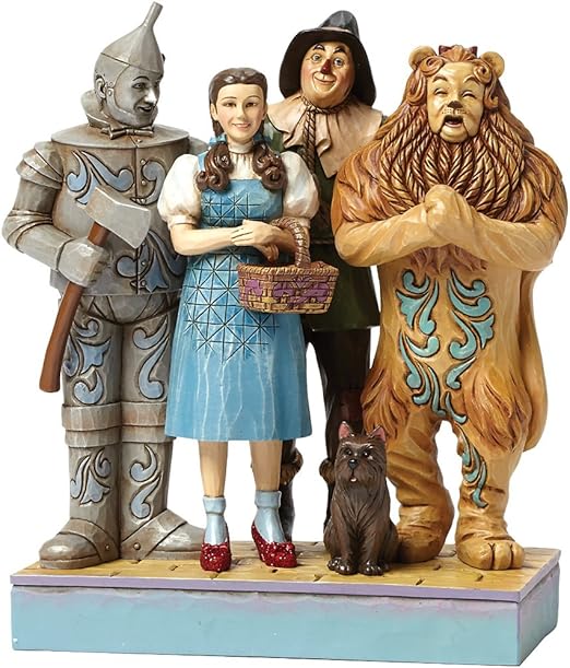 Amazon Jim Shore オズの魔法使い ドロシー ライオン かかしとブリキの男の置物 置物 オブジェ オンライン通販