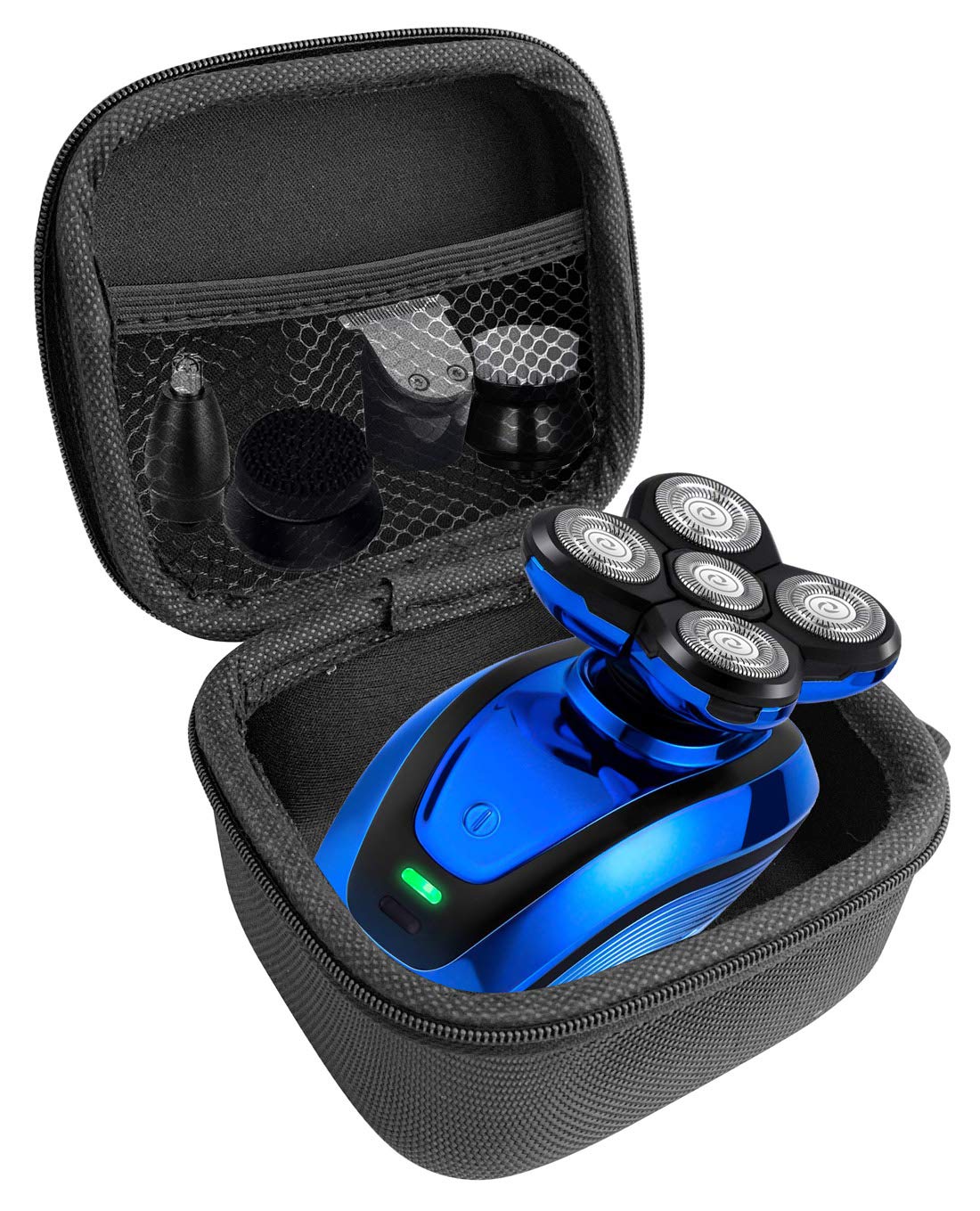 FitSand Hard Case Compatible for Telfun 5-in-1 Electric Razor Blue