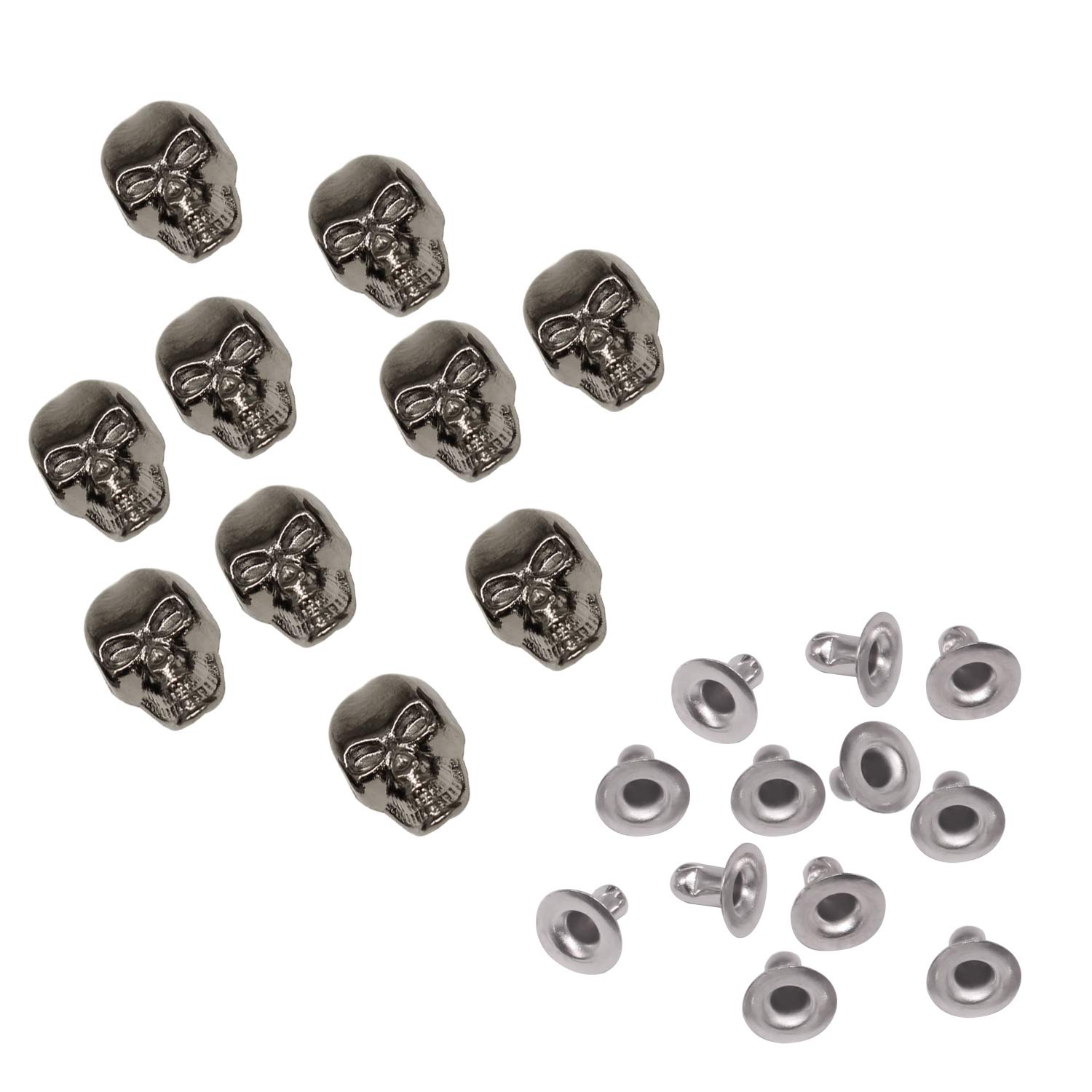 Amazon.com: Trimming Shop Skull Head Rivets with Pin Metal
